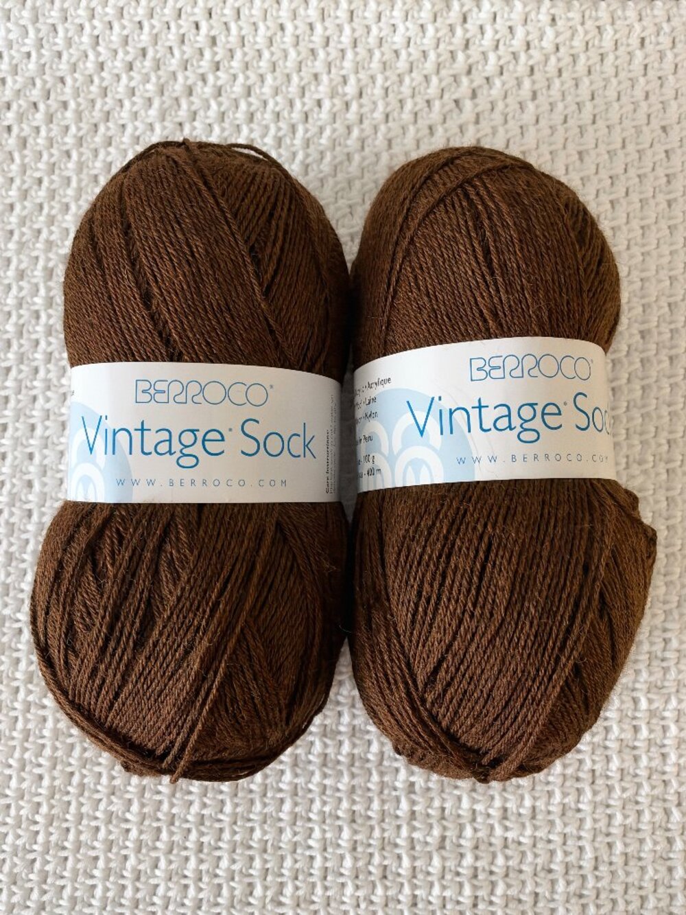 NWT Berroco Vintage Sock Colour 12079 Chocolate Lot of 2